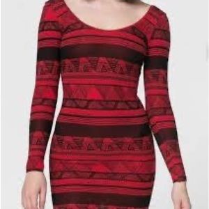 American Apparel Size Medium Red Dress
